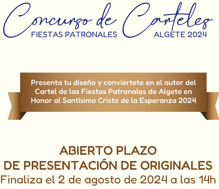 El Ayuntamiento de Algete abre el plazo para el Concurso de Carteles de las Fiestas Patronales 2024