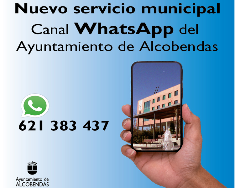 El Ayuntamiento de Alcobendas estrena un canal de WhatsApp para fomentar una comunicación directa con el ciudadano