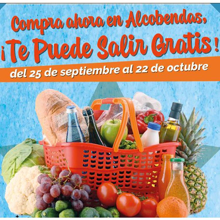 “Compra ahora en el comercio de Alcobendas, ¡Te puede salir gratis!”