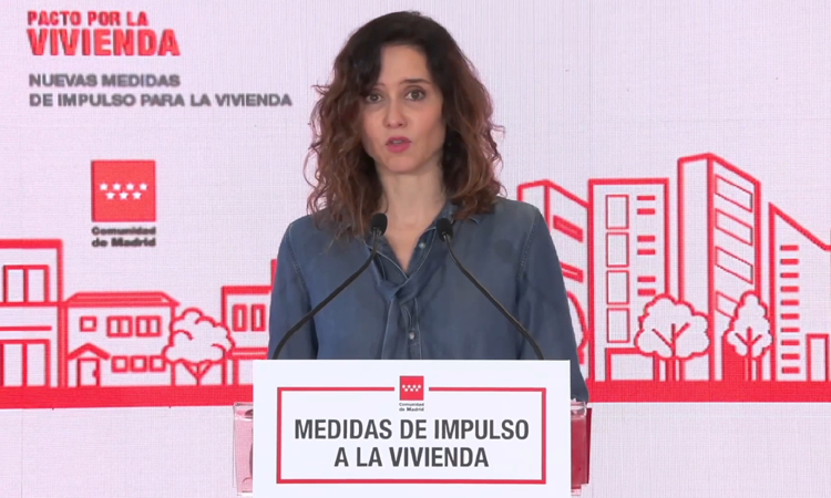 Díaz Ayuso anuncia un Plan de choque con 10 nuevas medidas para consolidar el liderazgo de la Comunidad de Madrid en la construcción de viviendas asequibles