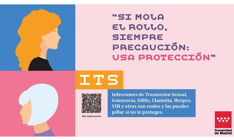 La Comunidad de Madrid estrena una campaña para concienciar a los jóvenes sobre el uso del preservativo y evitar infecciones de transmisión sexual 