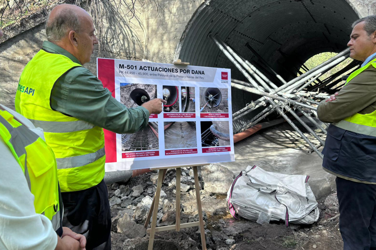 La Comunidad de Madrid reabre este miércoles el tramo de la carretera M-501 dañada por la DANA