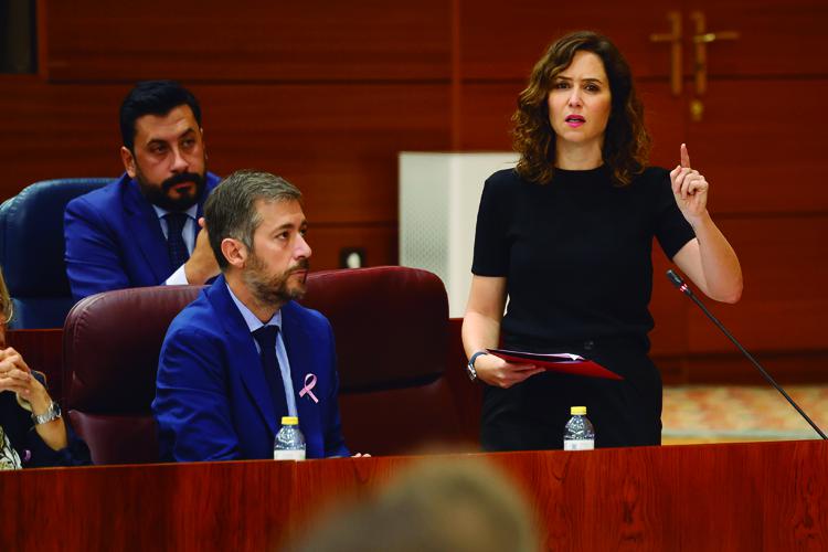 Díaz Ayuso al PSOE: “Bildu no ha aportado nada a la democracia española, créanme”