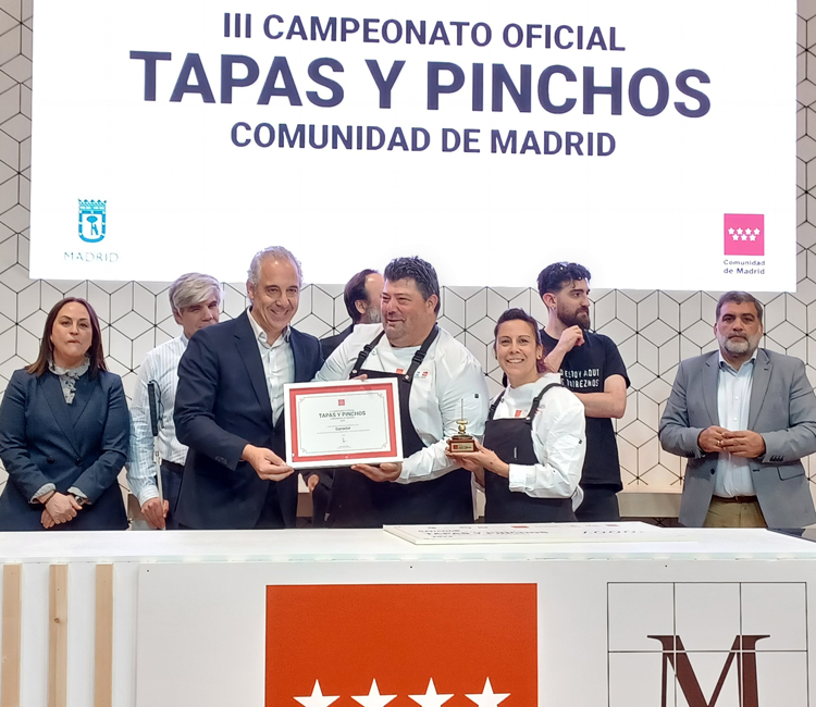 La Comunidad elige a Antonio María Ventura como representante madrileño en el próximo Campeonato nacional de Tapas y Pinchos