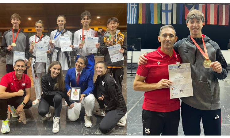 El Club de Taekwondo Hankuk consigue cinco medallas internacioneles en Riga