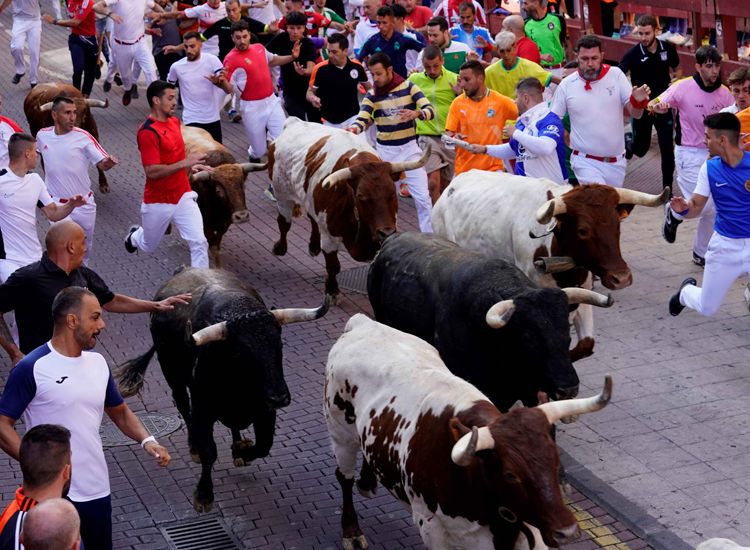 Espectaculares carreras y momentos de peligro, en el cuarto encierro de San Sebastián de los Reyes